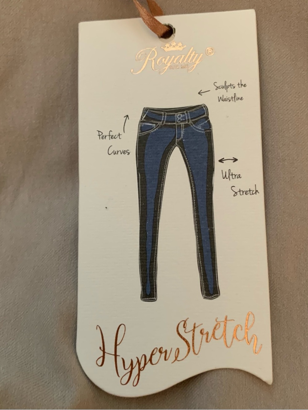 Royalty for Me Hyperstretch Khaki Tan 22W provide a slimming silhouette NWT - Picture 10 of 16